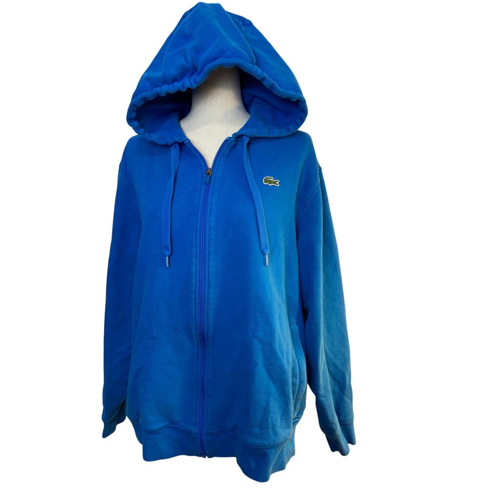 Lacoste Sport hood zip up sweatshirt